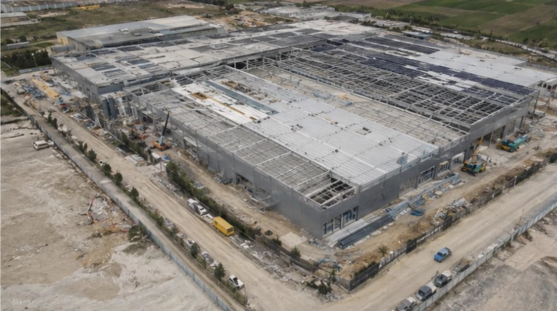 Kütahya Güneş Enerji Santrali Fabrika İnşaatı - Görsel 3