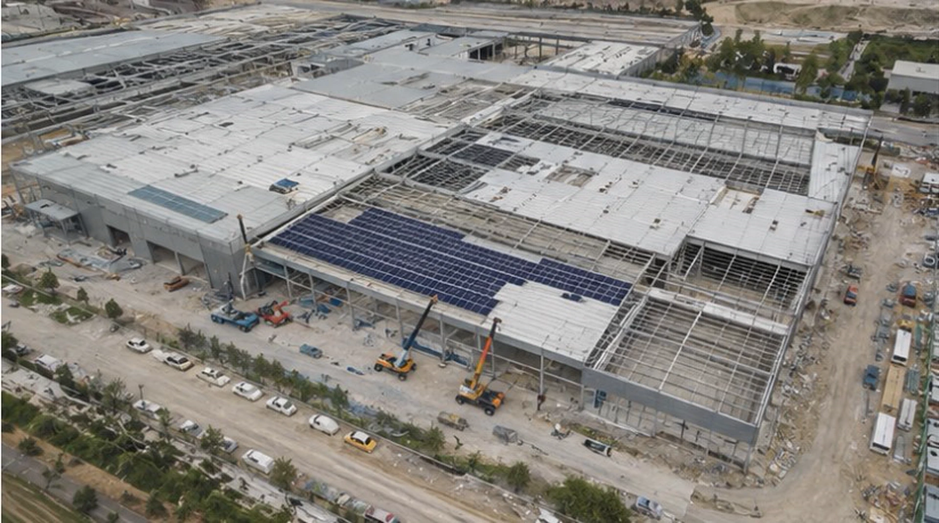 Kütahya Güneş Enerji Santrali Fabrika İnşaatı - Görsel 4