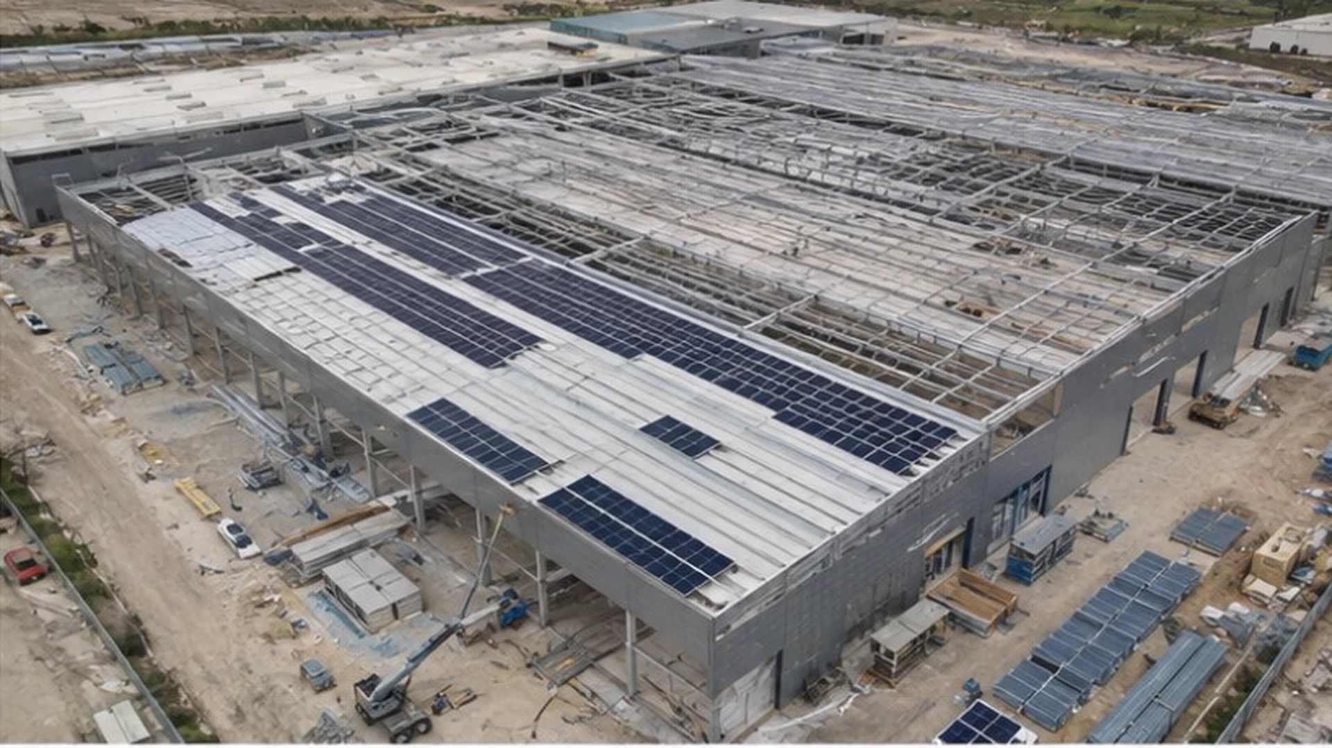 Kütahya Güneş Enerji Santrali Fabrika İnşaatı - Görsel 5