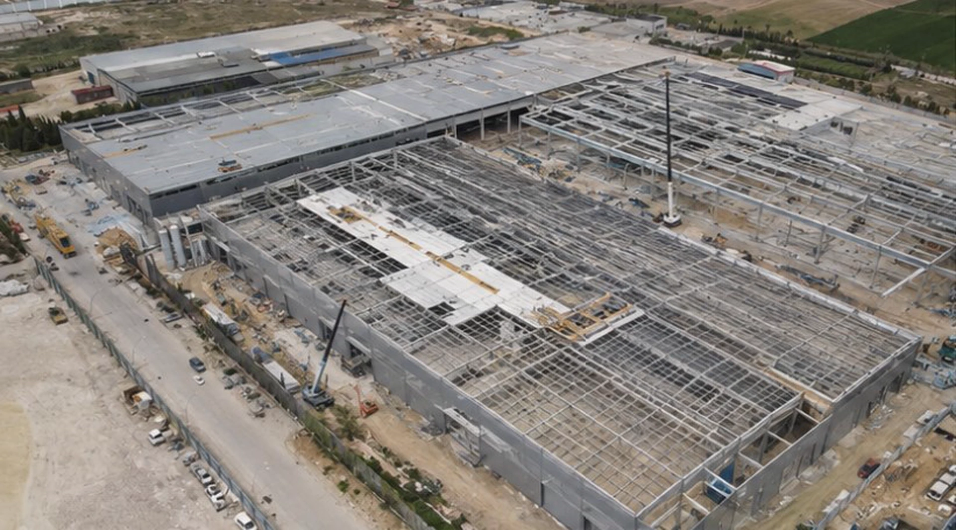 Kütahya Güneş Enerji Santrali Fabrika İnşaatı - Görsel 6